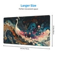 thumbnail image 2 of Pofeuu Abstract Peacock Painting Print Mouse Pad,Rubber, Multipurpose Comfortable Waterproof Mousepad Desk Mat for Gamer Office Home, 2 of 8
