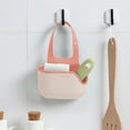 thumbnail image 4 of Sink Caddy, Sponge Holder, Kitchen Faucet Organizer, Double Basket Design + Adjustable Strap, Space-Saving Hanging Bag, for Home & Kitchen, Easy Access to Sponges, Sink Accessories | UKHBMC, 4 of 9