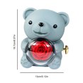 thumbnail image 4 of Bear Hug Eternal Rose Regals Elegante Con Regalo para El Día La Madre (gris), 4 of 7
