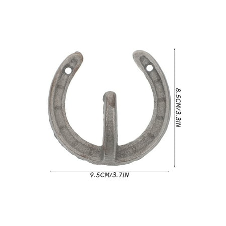 

3Pcs Horseshoe Shaped Wall Hanger Vintage Wall Storage Hook Wall Hanging Hooks