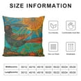 thumbnail image 5 of Shiartex Oaxacan Mexico Mexican Mayan Aztec Tribal Boho Art Throw Pillow Cover Animal Forest Sun Colorful Chaotic Deer Snake Mountain Grass Plant Pillow Case Decorative Men Women Boy Girl White, 5 of 5