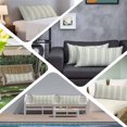 thumbnail image 6 of Light Green Lines Body Pillow Covers 20"x54", Retro Minimalist Stripes Pattern Soft Brushed Microfiber Breathable Throw Pillow Covers, Pillowcase with Zipper for Couch Sofa Bedroom Living Room, 6 of 9