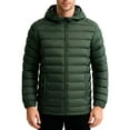 thumbnail image 4 of Mens Lightweight Jackets Sevevn Men's Lightweight Winter Jackets Warm Puffer Jacket Quilted Winter Coat with Hood, 4 of 8