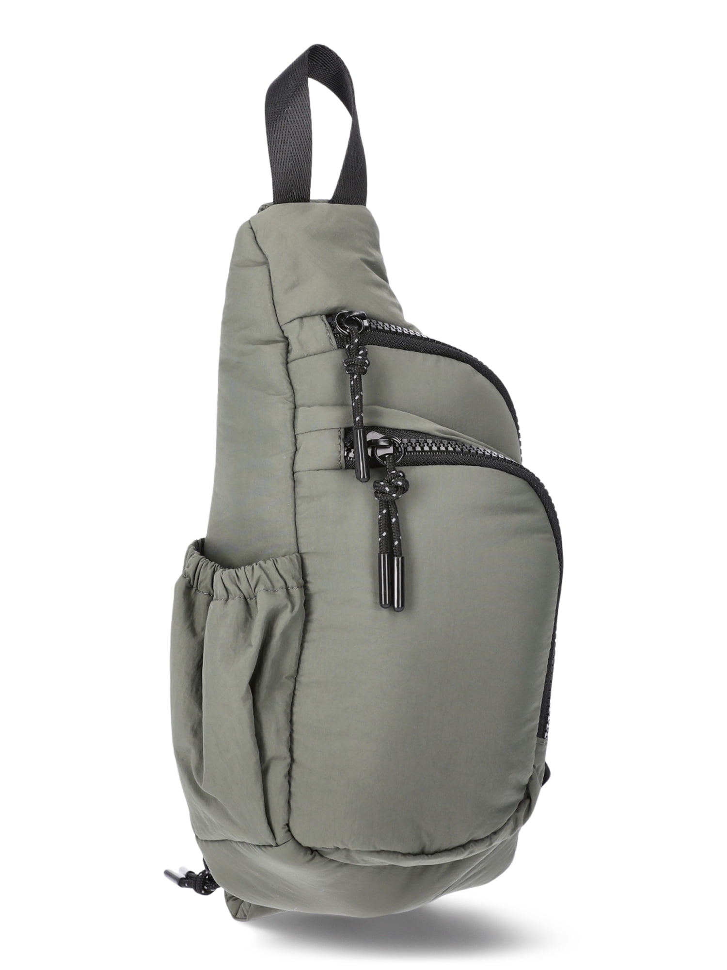 Athletic Works Women's Crossbody Sling Bag, Green Midnight
