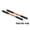 ORANGE, variant on Traxxas 9548A Camber Links, Rear (Tubes Dark Titanium-Anodized, 7075-T6 Aluminum): Sledge