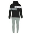 thumbnail image 3 of Ensemble de Vestes Décontractées à Capuche Manches Longues Couleur Unie pour Hommes, 3 of 6