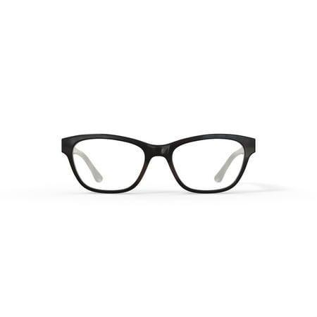 Walmart Women's FM17190 Square Prescription Eyeglasses with Case, Brown