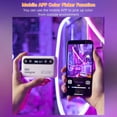 thumbnail image 3 of Weeylite Portable RGB Pocket Fill Light with 26 Scene Effects and APP Control - Weeylite S05 2800K-6800K Color Temperature, Rechargeable Battery - Yellow, 3 of 7