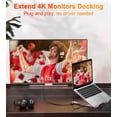 thumbnail image 4 of Soporte para portátil Mukiya USB C 8 en 1, Hub 4K HDMI, 4 of 9