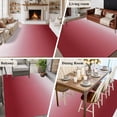 thumbnail image 6 of Area Rug 60×96in, Red White Ombre Art Floor Carpet Living Room Rug, Color Gradient Non-Slip Welcome Mat Indoor Rugs for Bedroom Dining Room, 6 of 9