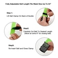 thumbnail image 2 of Hold’em Military Canvas Webbing Belts for Men’s–Polished Silver Slider Buckle Heavy Duty Adjustable, 2 of 2
