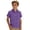 F284 Dark Purple, variant on Children Girls Boys T Shirts Classic Solid Color Short Sleeve Lapel Button Down Casual Fashion Shirts Green Size 7-8 Years