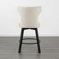 thumbnail image 4 of CHITA Upholstered Swivel Counter Height Bar Stools, 4 of 9