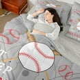 thumbnail image 4 of Castle Fairy 7-Piece Baseball Twin Bedding Comforter Set, 4 of 8