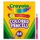 thumbnail image 2 of Lápices de colores Crayola Mini de 64 unidades con sacapuntas y estuche, 2 of 7