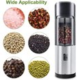 thumbnail image 5 of Jsbaby Electric Pepper Grinder Automatic Salt Mill Battery Operated Grinder with LED Light, Refillable and Adjustable Coarseness, 5 of 9