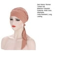 thumbnail image 7 of Skymirror Women Turban Hat Solid Color High Elastic Sweat Absorption Breathable Lint Free Decorative Machine Washable Pre-Tied Head Scarves Women Headwear Turban for Male, 7 of 7