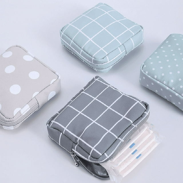 Portable Tampon Pouch - Convenient Sanitary Napkin Storage Bag for Women and Teens - Perfect First Period Gift