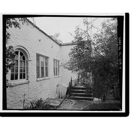 Historic Print, Pauline Kilker House, 1410 North Lincoln Avenue-3300 West Laurel Street, Tampa, Hillsborough County, FL - 4, 18" x 24"