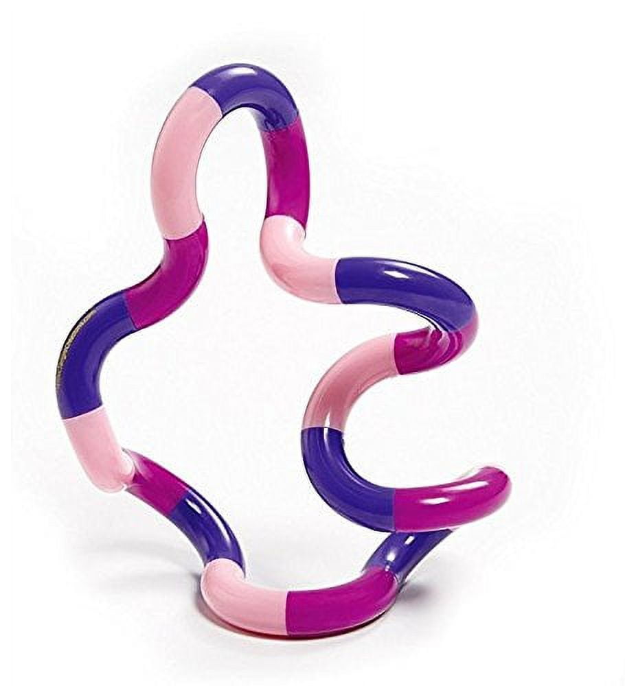 Tangle Jr. Classic Sensory Fidget Toy, Set of 3, Lime Green, Purple Pink, Orange Yellow