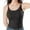 Black, variant on Seductiva womens white camisole tank top Women with Chest Pads Five Fingers Without Ring Bra Cups One Sports Camisole 0 1PC