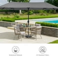thumbnail image 6 of Autlaycil 13 FT Gray Patio Umbrella and Base,Extra Large Umbrella with Crank, for Outdoor, Market, Beach, Garden, Yard, Party, 6 of 7