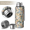 thumbnail image 2 of 20 Oz Pioneer Flower Coffee Tumbler Double Wall Insulated Stainless Steel Water Bottle | Metal Reusable Thermoses Flask with Cup Cap | Leak & Sweat Proof with Anti-Dust Lid, 2 of 7