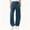 Light Blue, variant on Womens High-Waist Wide-Leg Ankle Pants with Paneled Construction and Elastic-Waist, Modern Design for urban casual outings Red XXL