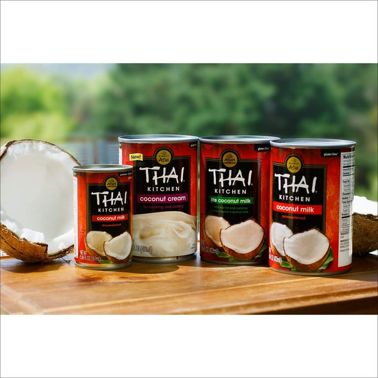 Thai Kitchen Organic Unsweetened Coconut Milk, 13.66 fl oz (Pack of 12)