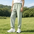 thumbnail image 4 of Ultrave Boys Joggers Pants Kids Summer Casual Elastic Waist Trousers Athletic Breathable Pant for 9-10Y, 4 of 7