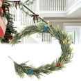 thumbnail image 1 of Generic Norfolk Pine Garland, 9ft Deluxe Christmas Garland with Lights, Realistic Real Touch Cedar Garland, Remote Control, 9ft,J,9ft, 1 of 8