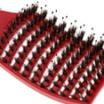 thumbnail image 3 of Cepillo de Pelo de Salón Yuyangstore Peine de Paleta de Ventilación de Cuero Cabelludo Rojo Peine de Mujer, 3 of 8