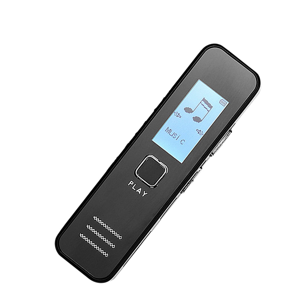 Portable Black Mini HD Noise Reduction Audio Recorder Record Life Voice MP3 WMA 