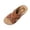 Brown, variant on Women Wedge Slide Sandals Perforated Floral Decor Shoes Comfortable For Casual Home Travel Daily Outdoor Activities