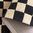 thumbnail image 6 of SAFAVIEH Martha Stewart Chelsea Checkered Area Rug, Black/Beige, 9' x 12', 6 of 8
