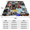 thumbnail image 5 of One Music Direction Flannel Blanket Air Conditioning Blanket Nap Blanket Sofa Throw Blanket Throw Blankets 60"X50", 5 of 6