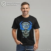 Mens Mad Engine Black Stone Cold Steve Austin Skull Graphic T-Shirt
