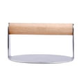 thumbnail image 7 of Stainless Steel Burger Press Heavy Duty Grill Press with Wooden Handle Round Bacon Presser Smasher for Professional Home Cooking, 7 of 7