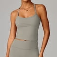 thumbnail image 2 of WAYUTE Women's Tank Tops Solid Color Sleeveless Soft Yoga Tank Camisole for Gym Running Workout Comfort Gym Cropped Top Casual Outdoor, 2 of 6