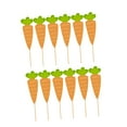 thumbnail image 4 of 12 Uds adornos para magdalenas de Pascua BLESIY Decoración para hornear Formas de zanahoria, 4 of 8
