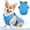Blue, variant on Kuoser Dog Cooling Vest, Breathable Mesh Ice Vest for Dogs, Cooling Jacket for Pet, Pink, medium