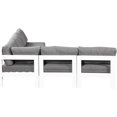 thumbnail image 4 of Meridian Furniture Nizuc Grey Outdoor Patio Modular Sectional, 4 of 8