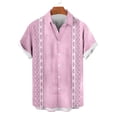 thumbnail image 5 of ZUBKTE Men's Vintage Bowling Shirt Short Sleeve Button Down Summer Cuba Beach Shirts S-4XL, 5 of 7