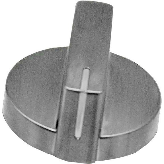 Bosch 10012162 Range Burner Control Knob (Stainless Steel)