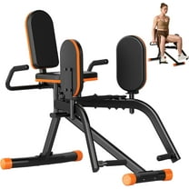 Hip Abductor Machine for Home Gym, 6-Level Glute Machine & Thigh Workout Equipment, Booty Builder with Plush Padding, Compact Leg Exercise Euipment for Women & Men