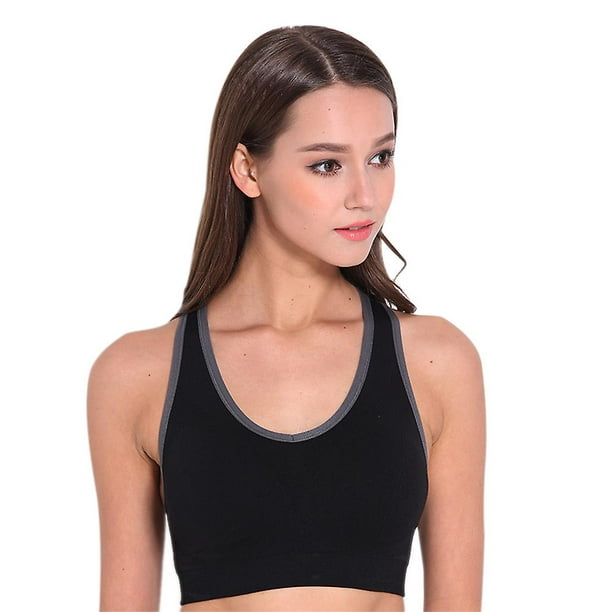 Women Sport Bra Wireless Push Up Shockproof Breathable Quick-dry Sports  Vest For Jogging