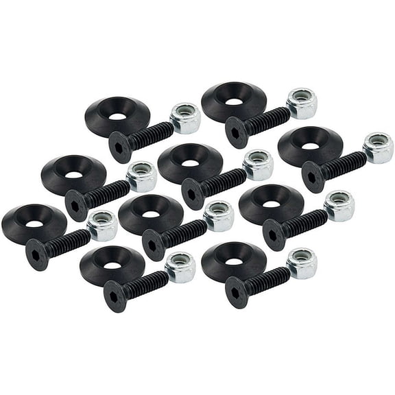 Allstar Performance ALL18633 Countersunk Bolt Kit 1/4 -20 x 1 1 OD Washer Black