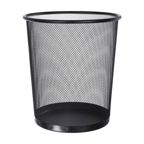 Waste Basket Metal Wire Mesh Bin Small Trash Cans for Home or Office, Mesh Round Trash Cans - Desk Trash Can - Lightweight, Sturdy for Under Desk, Kitchen, Bedroom, Den, Dorm Room, or Recycling Can