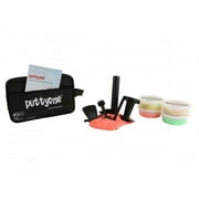 Puttycise TheraPutty set, easy, 5 tools, 4 6oz TheraPutty exercise putty (tan-green)