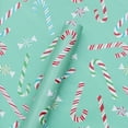thumbnail image 4 of Holiday Time Pink and Green Reversible Christmas Wrapping Paper, 3 Roll, 100 Sq ft, 4 of 9